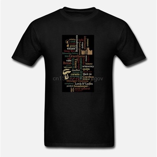 ใหม่ เสื้อยืดแขนสั้น คอกลม พิมพ์ลาย Baisc Downton Abbey Word Mosaic Peaky Blinder สําหรับผู้ชาย Nhjcle50Koofaa53