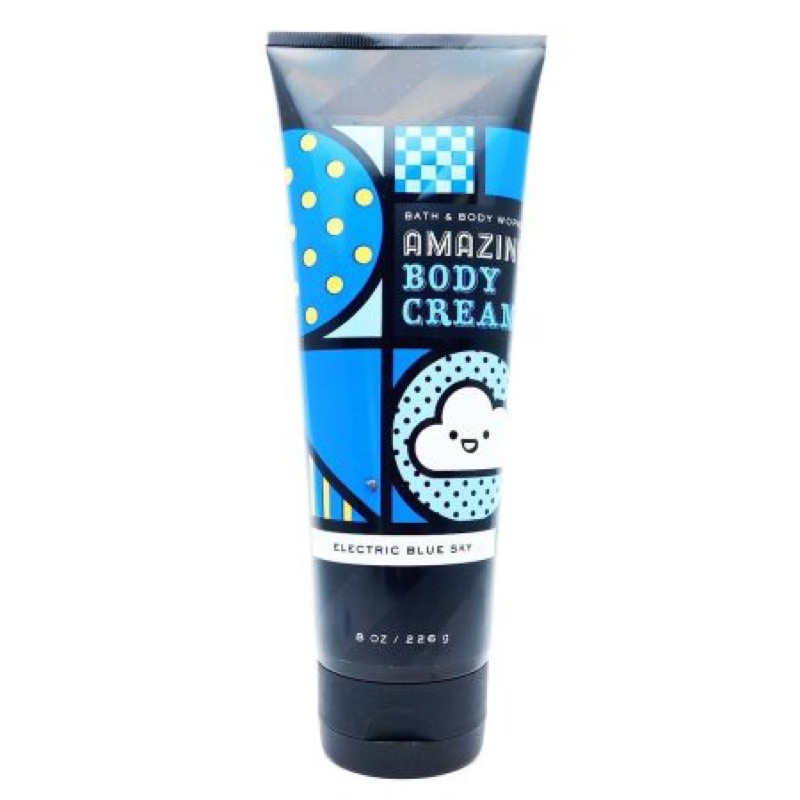 Bath & Body Works Amazing Body Cream, Electric Blue Sky 226ml. ของแท้