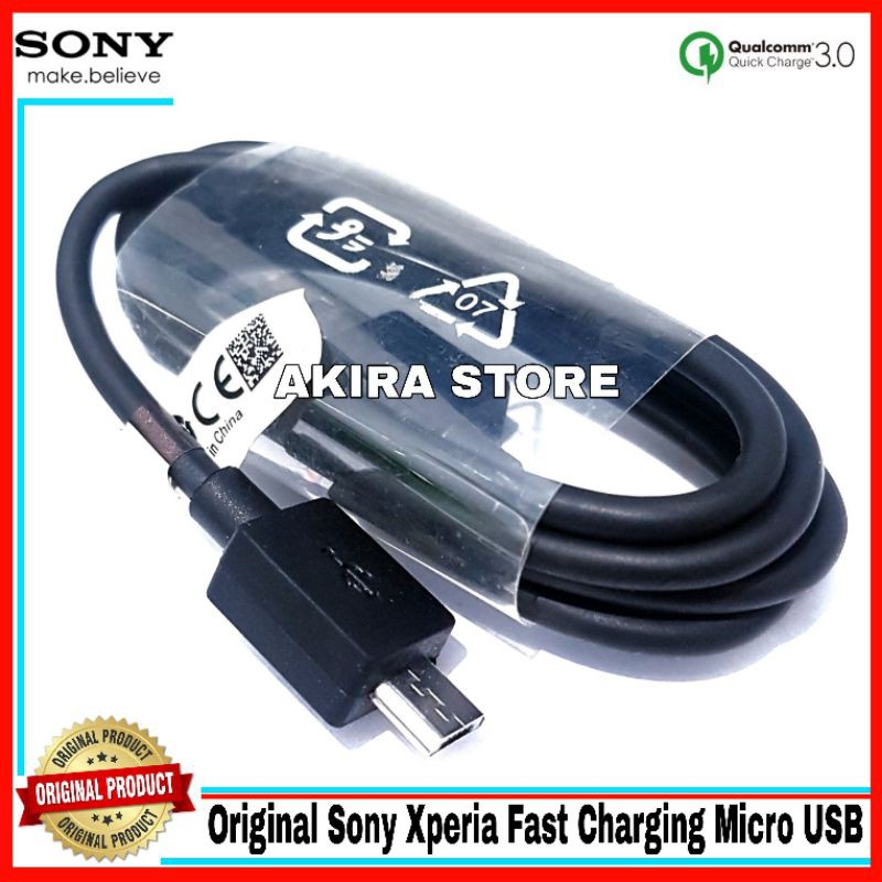 Sony Xperia Z2 Z3 Z4 Z5 Z5 Compact Z5 Premium Original 100% Fast Charging Micro USB Data Cable