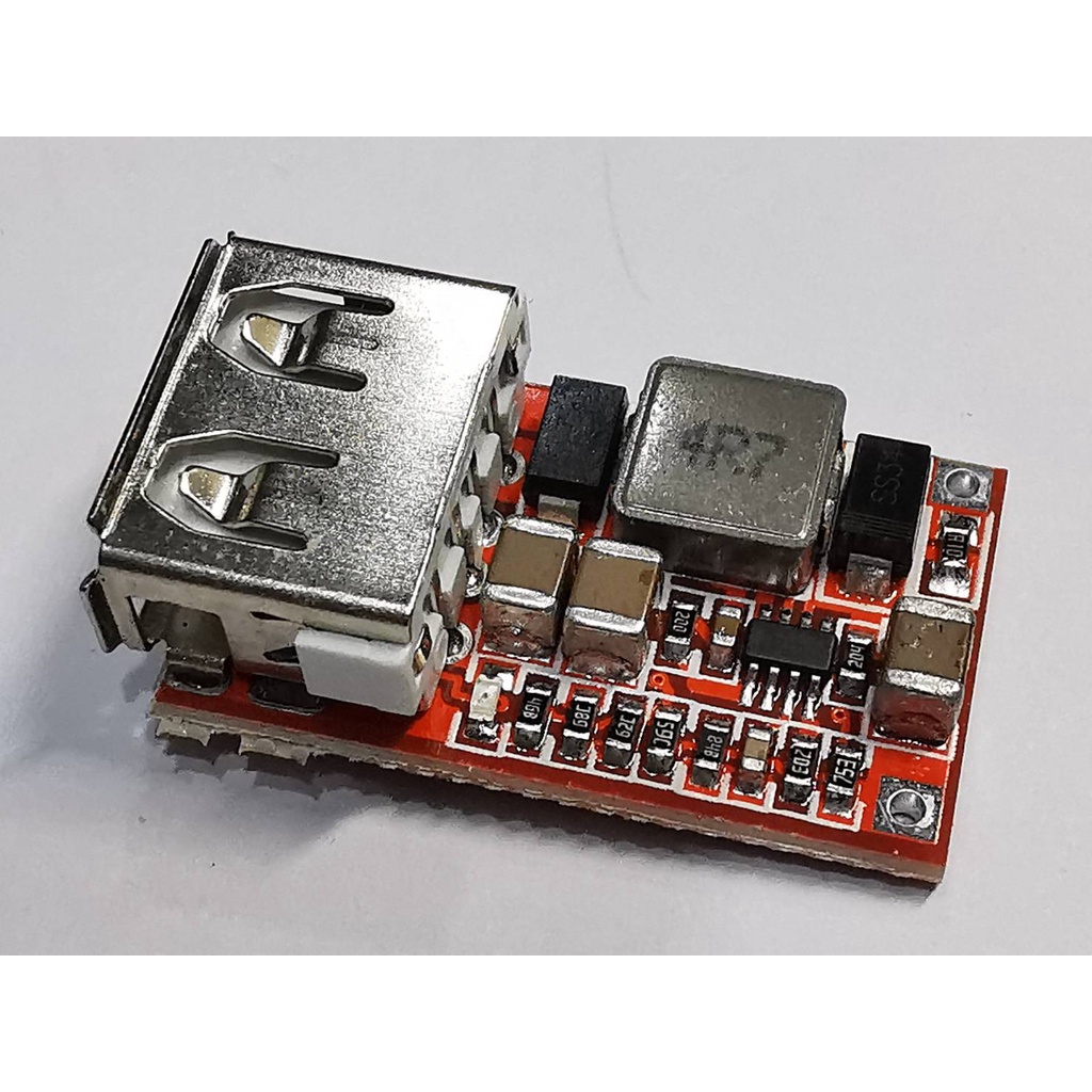 อุปกรณ์แปลงไฟ(ขนาดจิ๋ว 2.5x1.5cm.)DC to DC  6-24V.DC(ไฟรถยนต์12V.)