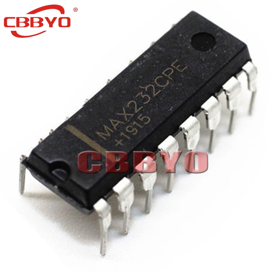 10pcs MAX232CPE MAX232C DIP16 MAX232 คลังสินค้าพร้อมใหม่เอี่ยม