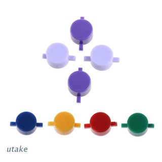 Utake อะไหล่ปุ่มกดพลาสติก A B X Y แบบเปลี่ยน สําหรับจอยเกม SFC SNES Super NES 1 ชุด