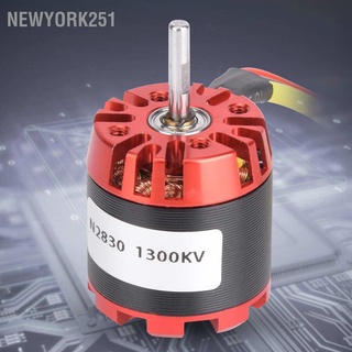 Newyork251 N2830 มอเตอร์โรเตอร์ไร้แปรงถ่าน โลหะ 1300Kv สําหรับเครื่องบินบังคับ A2212 4 แกน