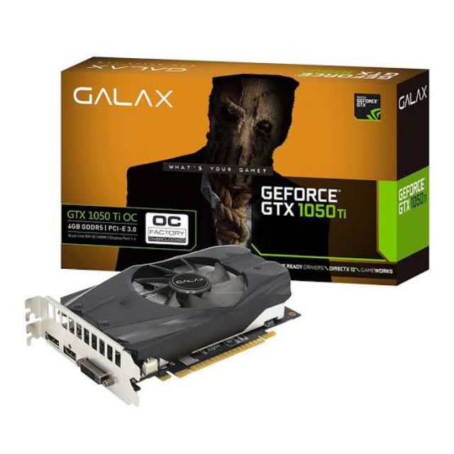 Nvidia Gefoce galax GTX 1050ti 4GB พร้อมกล่อง