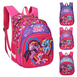 My Little Pony และ Frozen Princess Kids Girls School Bag กระเป๋าเป้สะพายหลังกระเป๋าของขวัญ