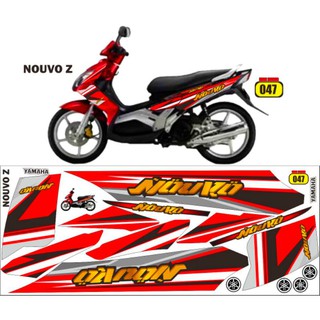 สติกเกอร์ สําหรับ yamaha nouvo z/decal nouvo z/Variation nouvo z