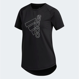 Adidas อดิดาส เสื้อเทรน เสื้อกีฬา TR W T-Shirt Tech BOS TEE FQ1988  BK(800)