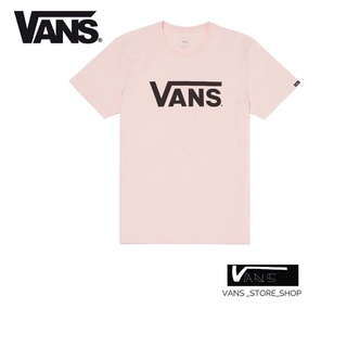 [S-5XL] เสื้อยืดVANS CLASSIC PINK LOGO T-SHIRT สินค้ามีประกันแท้เรียบง่าย