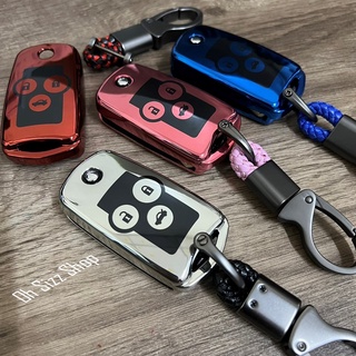 เคสกุญแจรีโมทรถ HONDA Civic FB Folding Key พับข้าง (TPU Key Cover with PC Push button Guard) Honda Key Sets Model Accord