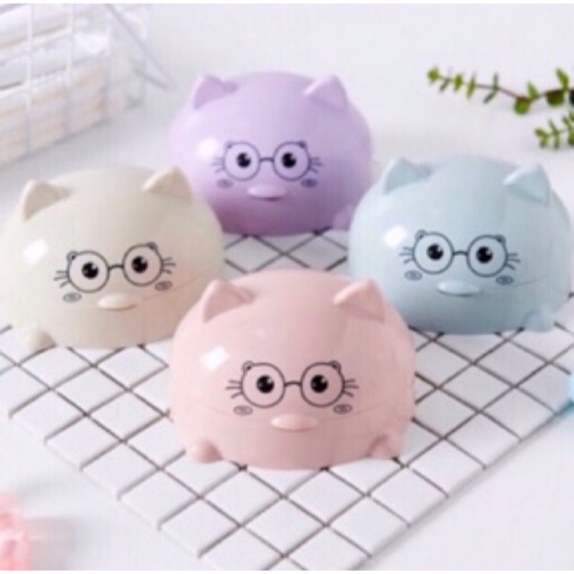 กล่องสบู่ ตัวการ์ตูนหมูน้อย