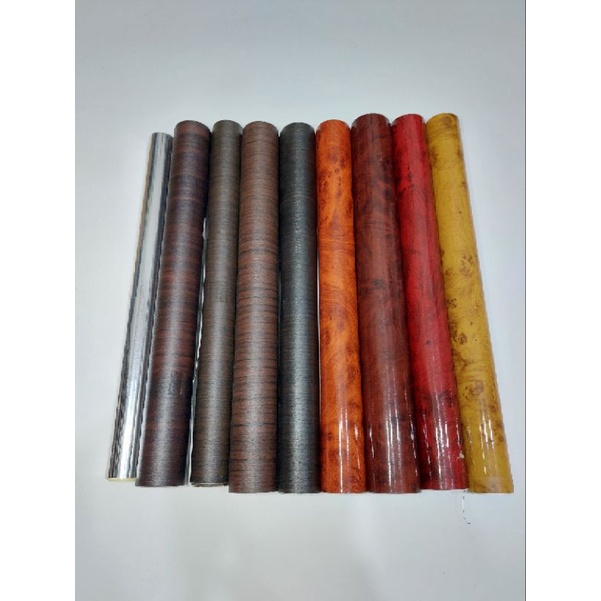 1ROLL 300 มม.* 1000 มม.รถสติกเกอร์ไวนิลไม้ฟิล์ม Grain High Glossy ฟิล์มห่อ 3D 6D DIY Auto Decal ม้วน
