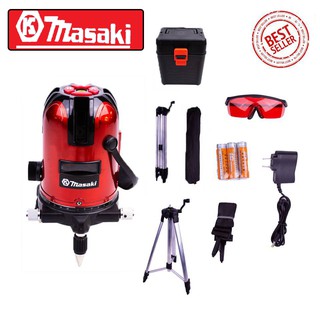 MASAKI เครื่องวัดระดับเลเซอร์ 5 เส้น รุ่่น MK-5L (แสงสีแดง)