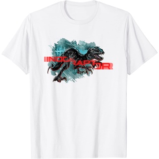 [S-5XL]เสื้อยืด ผ้าฝ้าย พิมพ์ลาย Jurassic World Fallen Kingdom: Indoraptor แฟชั่นสําหรับผู้ชาย