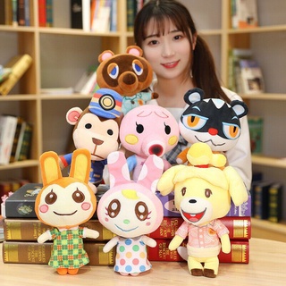 25cm Animal Crossing New Horizons Plush Toy Doll Cartoon Marshal Judy Tasha Tom Nook Marina Chrissy Flora Bunnie