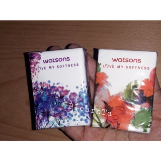 กระดาษทิชชู่แบบพกพา Watsons《Designed by Haku Shoukon》