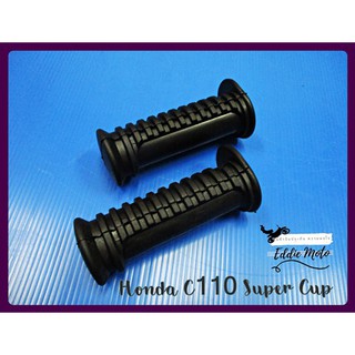 HONDA C110 CA110 C100 C102 CM90 C200 C201 S90 C90 C70 C50 FRONT FOOT PEGS RUBBER "NEW" // ยางพักเท้าหน้า งานสวย ราคาถูก