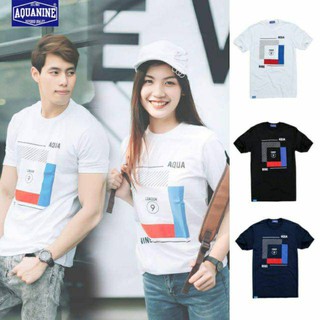 AQUANINE OUTSIDE OUT เสื้อยืด T-shirt streetwear