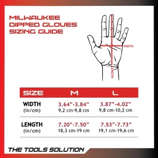 Milwaukee - 48-22-8902 ถุงมือ​​ 1คู่​ ไซส์​ L​ หน้าจอทัชสกรีนได้ดี