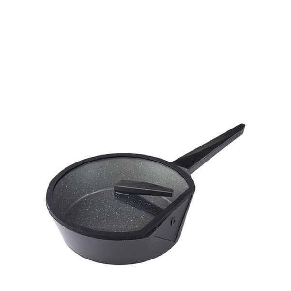 CUIZIMATE หม้อด้ามพร้อมฝา Diecating 28cm