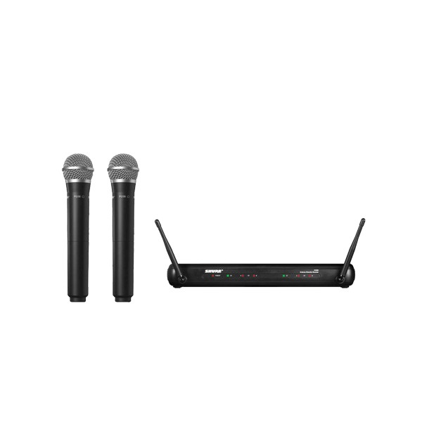 SHURE SVX288A/PG58-M19 ชุดไมค์ลอย มือถือคู่ ย่าน UHF คลื่นความถี่ 694-703 MHz