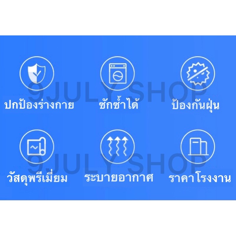 🌈พร้อมส่ง🇹🇭ชุดป้องกันไฟฟ้าสถิต หมวกในตัว ซักซ้ำได้ ชุดกันฝุ่น ชุดคลีนรูม ESD ชุดหมีป้องกันไฟฟ้าสถิต จั๊มสูทกันไฟฟ้าสถิต - รูปที่ 6