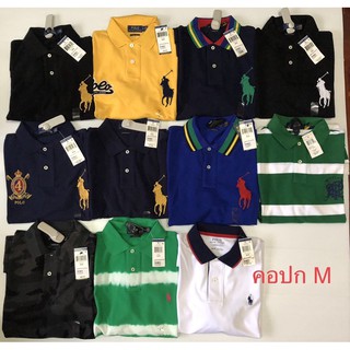 Ralph Lauren เสื้อโปโล นำเข้าจากอเมริกา ของแท้ SALE ล้างสต๊อก/