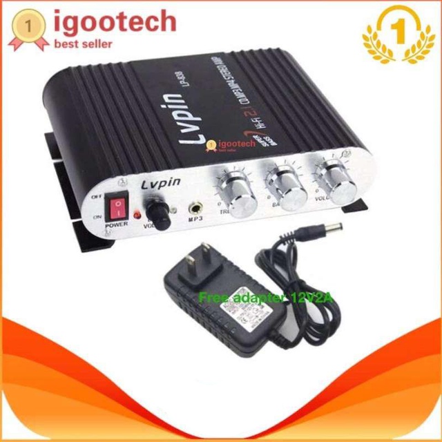 Eco Lvpin lp-838 ตัวยอดฮิต 2.1 CH มีช่องต่อซับเบสแยก ตัวเครื่องสีบรอนส์ แถมอะแด็ปเตอร์ Free adapter 