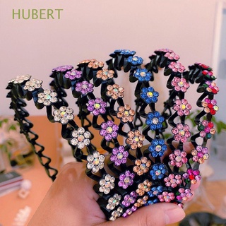 Hubert ที่คาดศีรษะประดับคริสตัลสไตล์เกาหลีหรูหราสําหรับผู้หญิง