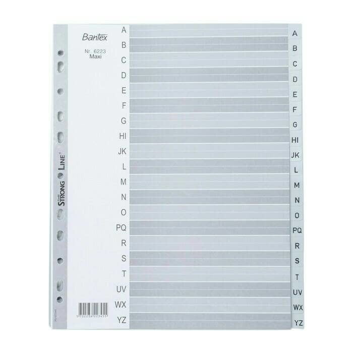 BANTEX MAXI DIVIDER A4 & INDEX PP (AZ) 6223