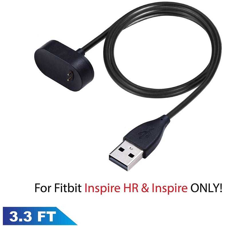 สําหรับเครื่องชาร์จ Fitbit Inspire/Inspire HR, สายไฟสายชาร์จ USB สําหรับ Fitbit Inspire, Fitbit Insp