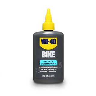 WD-40 BIKE น้ำมันหล่อลื่นโซ่ ชนิดเปียก (Wet Chain Lubricant) ขนาด 118 ml สำหรับหล่อลื่นโซ่กับสภาพเส้นทางปั่นที่เปียก