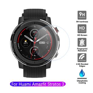 ตัวป้องกันหน้าจอกระจกนิรภัยสำหรับ Huami Amazfit Stratos 3