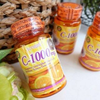 Vitamin C วิตามินซี ACORBIC C 1000 mg. (JP Natural) 30เม็ด