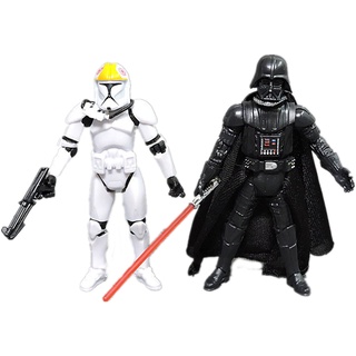 &lt; Available &gt; โมเดลฟิกเกอร์ PVC อนิเมะ Star Wars The Mandalorian Imperial Stormtrooper Darth Vader ของเล่นสําหรับเด็กผู้ชาย