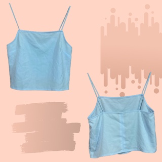 เสื้อสายเดี่ยว สีฟ้า - TopShop TankTopBlue