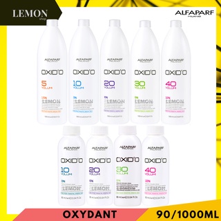 Alfaparf Oxido Oxydant 90/1000ml อัลฟ่าพาฟ ออกซิแดนท์ ครีม(ไฮโดรเจน เปอร์ออกไซด์) ดีเวลลอปเปอร์ ครีมน้ำนม ฟอกสีผม