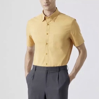 G2000 เสื้อเชิ้ตผู้ชาย (Smart Fit) YELLOW เสื้อเชิ้ต เสื้อเชิ้ตแขนสั้น เสื้อผ้าผู้ชาย