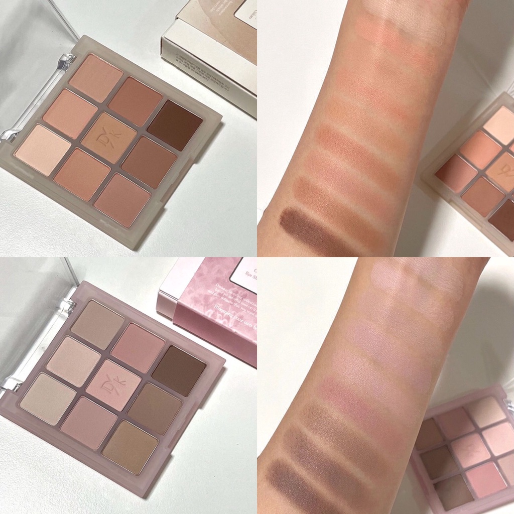 DIKALU [DKL901] อายแชโดว์พาเลท 9 สี โทนสีนู้ด เนื้อแมท เนื้อใยไหม ประกายชิมเมอร์ สีสวยมาก COCO VENUS Eye shadow 9 colors