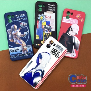 OPPO A5/A92020 A15 A31 A53 A74(4G) A74(5G) A94 F9 RENO5(5G) RENO6Z(5G) REALME C21 เคสมือถือพิมพ์ข้าง TPU กันเลนส์กล้อง