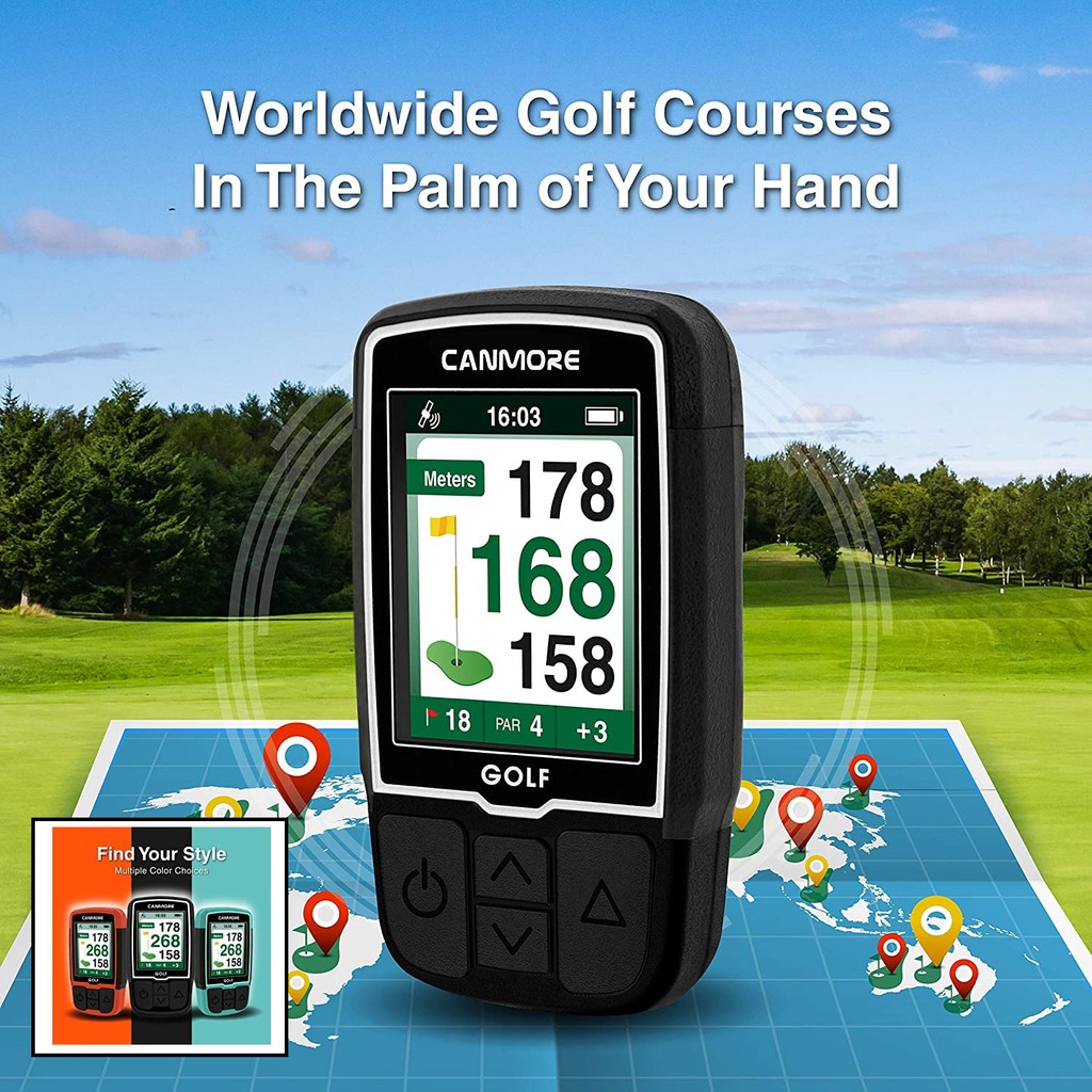 CANMORE HG200 Golf GPS Handheld Device นาฬิกา จีพีเอส สำหรับตีกล์อฟ เล่นกอล์ฟ