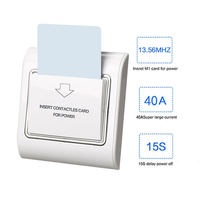 เต้าเสียบการ์ด Energy Saving Switch สวิตช์ควบคุมไฟฟ้าภายในห้อง Winmax-EV1