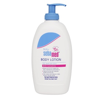 Sebamed Baby Lotion ซีบาเมด เบบี้ โลชั่น ถนอมผิว สำหรับ ผิวแพ้ง่าย ขนาด 400 ml 1 ขวด 17685 / แพคคู่ 17671