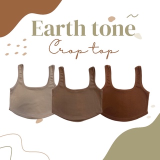 Krotches “Earth tone Crop Top”