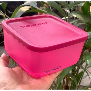 ส่งฟรี TUPPERWARE SQUARE ROUND กล่องอาหารกลางวันทัปเปอร์แวร์ 650 มล.