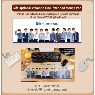 ของสะสม คังแดเนียล Wannaone ลิปการ์ด แผ่นรองเมาส์ yohi กล่องเหล็กseason greeting