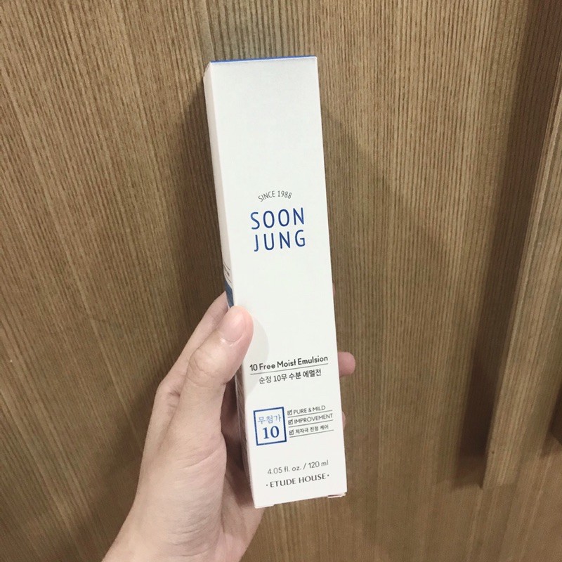 (ของใหม่ค่ะ) ETUDE - Soon Jung 10 Free Moist Emulsion ขนาด 120 ml // ผลิต  03/2021