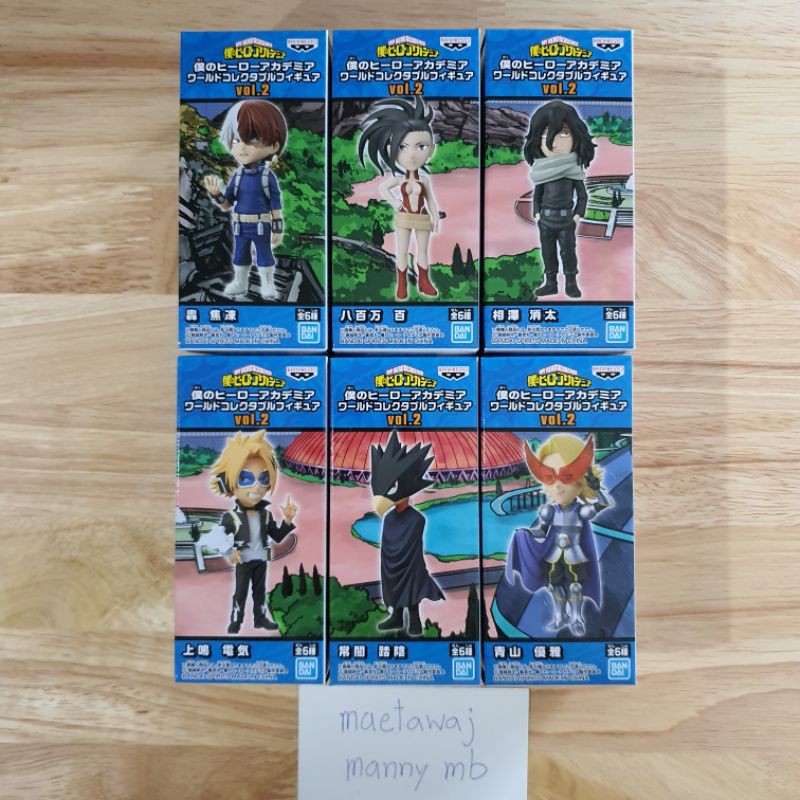 WCF My Hero Academia all set vol.2 จำนวน 6 ตัว
