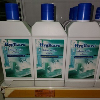 HK1002 ไฮจิแคร์ผลิตภัณฑ์เพื่อการทำความสะอาดห้องน้ำและพื้น Hygikare Bath Room &amp; Floor Cleanser 1000 ml.