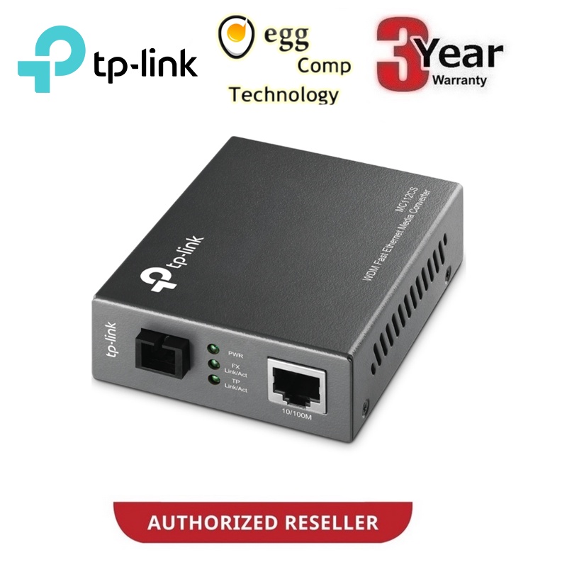 TP-Link MC112CS 10/100Mbps WDM Media Converter