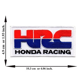 ตัดรีด ตัวรีดติดเสื้อ อาร์มปัก ติดเสื้อปัก ปักเสื้อ DIYลาย HRC HONDA RACING